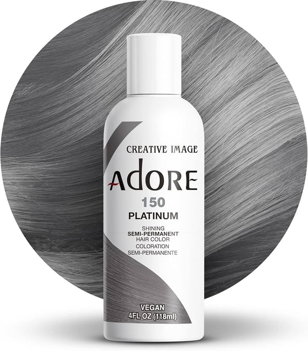 ADORE SEMI PERMANENT HAIR COLOR PLATINUM 150 4OZ