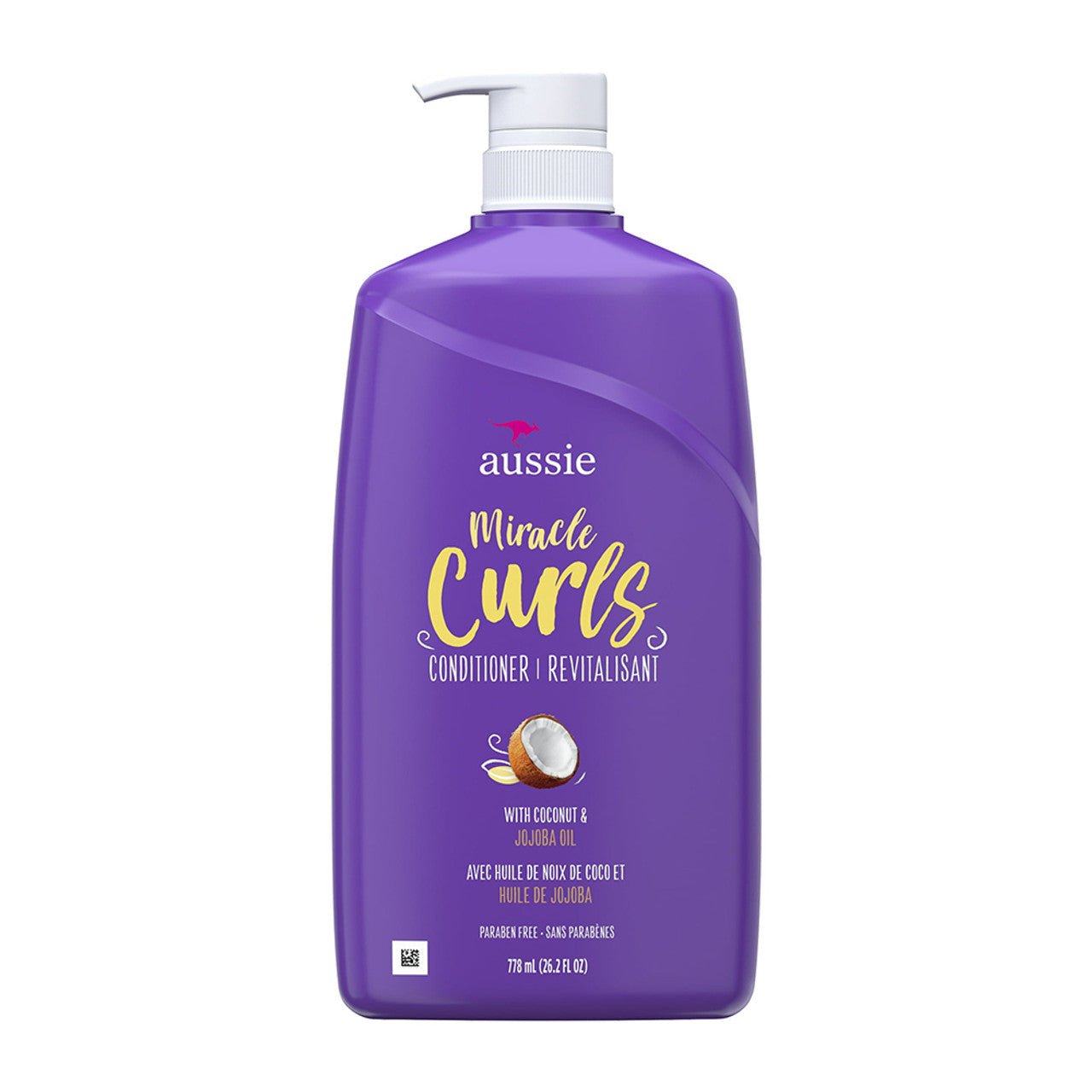 AUSSIE MIRACLE CURLS COCONUT & JOJOBA OIL CONDITIONER 26.2