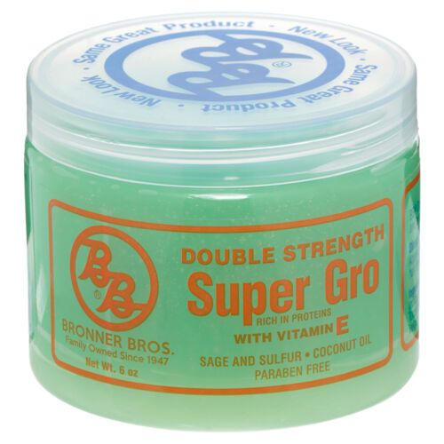 BRONNER BROS SUPER GRO W/ VITAMIN E - DOUBLE STRENGTH 6OZ