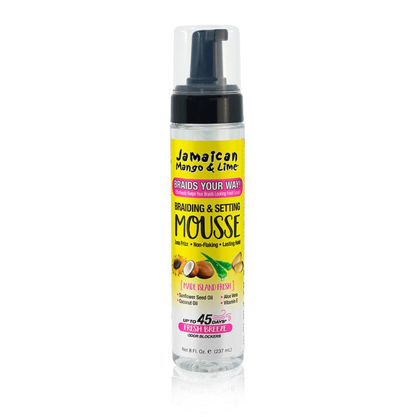 JAMAICAN MANGO & LIME BRAIDING & SETTING MOUSSE 8OZ