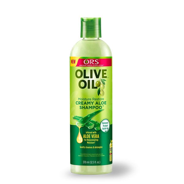 ORS Olive Oil Moisture Restore Creamy Aloe Shampoo Infused with Aloe Vera 12.5OZ
