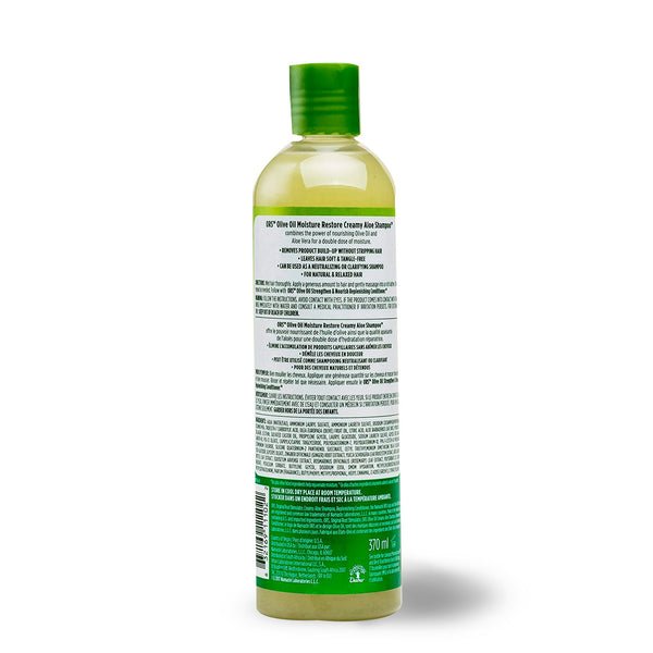 ORS Olive Oil Moisture Restore Creamy Aloe Shampoo Infused with Aloe Vera 12.5OZ